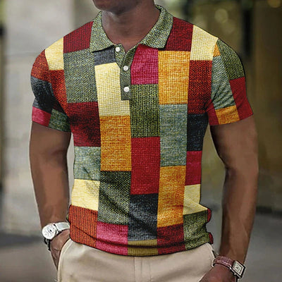 Enzo - Multicolor Polo in a Modern Style