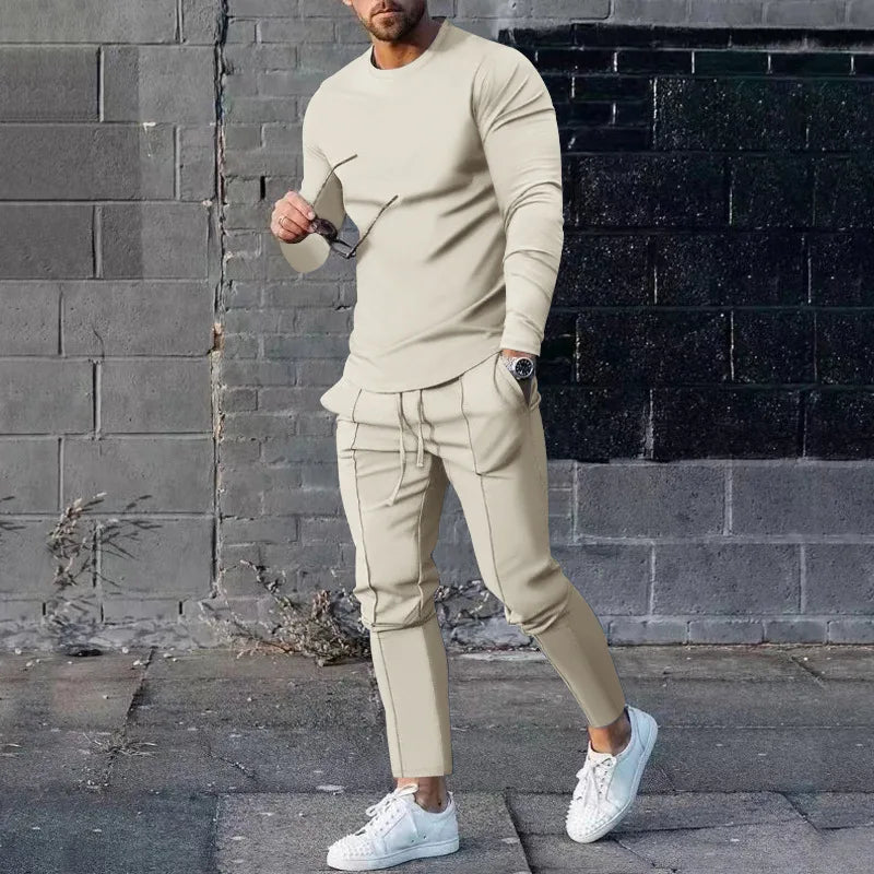 Spring Men’s Casual Two-Piece Set