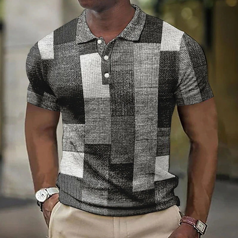 Enzo - Multicolor Polo in a Modern Style