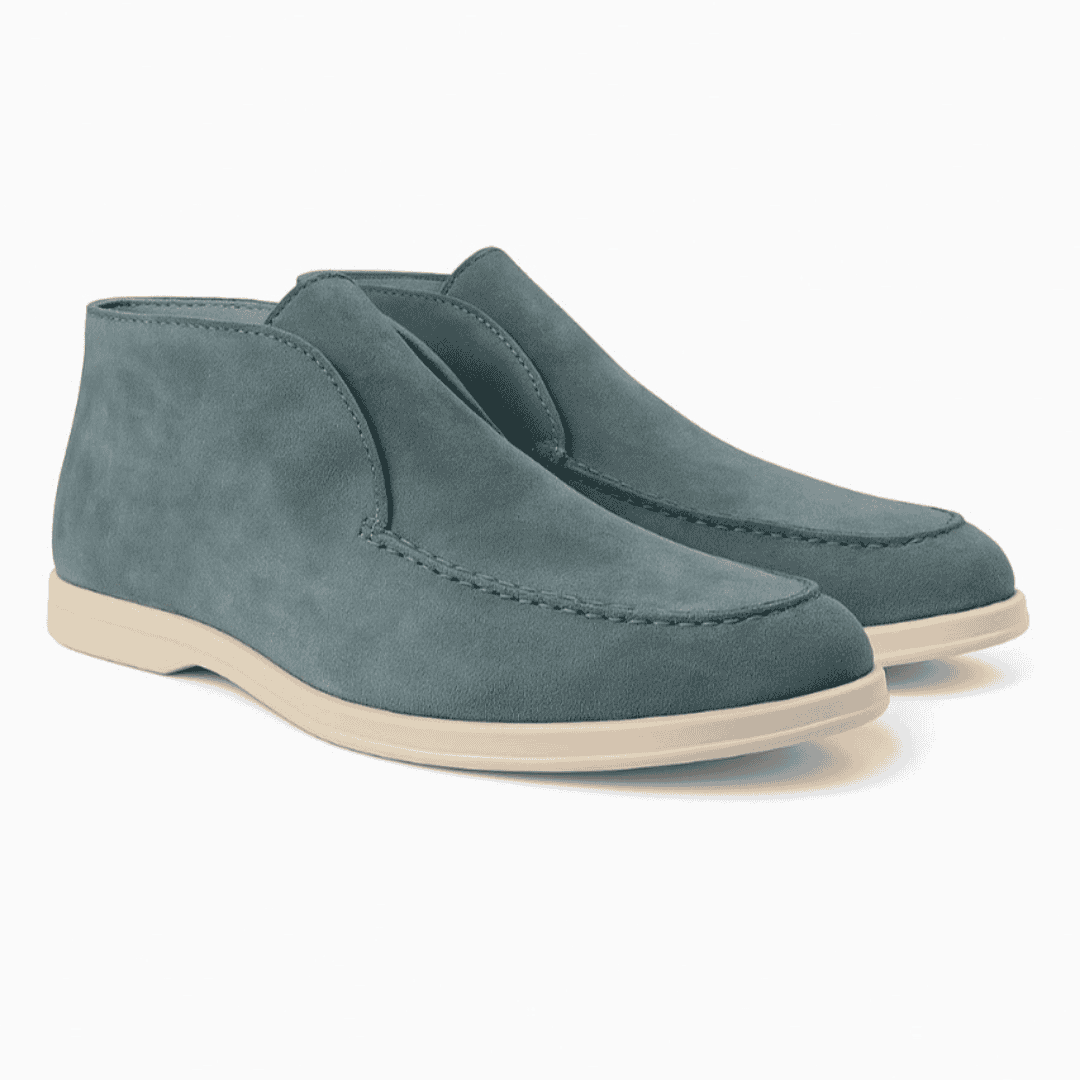 FOOTAGE HIGH SUEDE LOAFERS