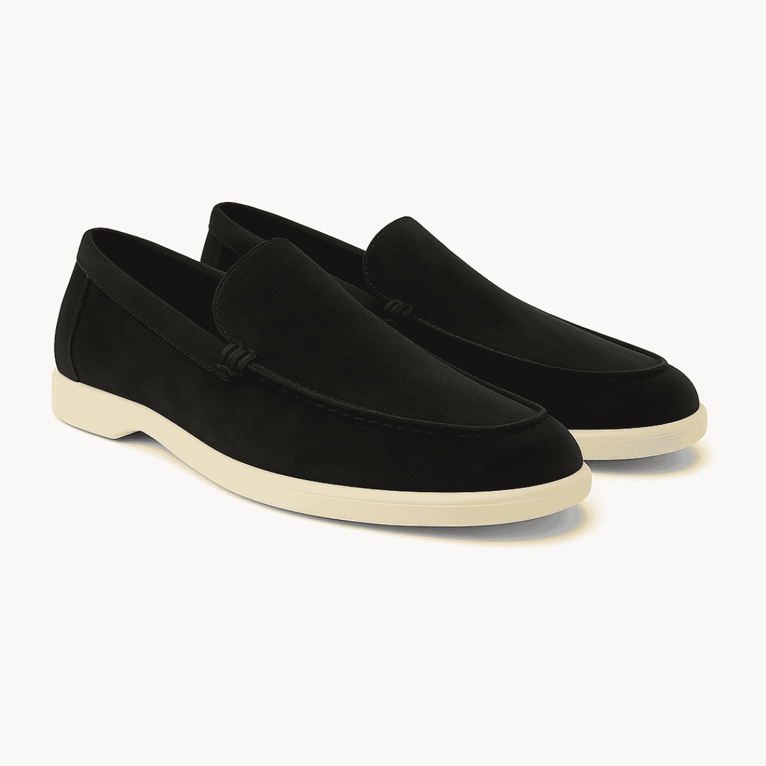 THE FOOTAGE SUEDE LOAFERS